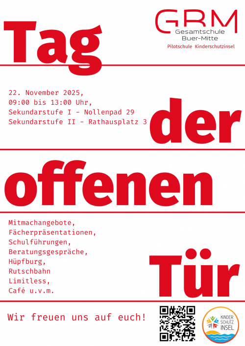 Flyer Tag der offenen Tür 2025